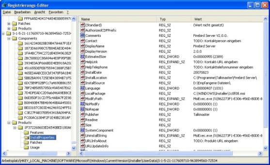 Screenshot Registry