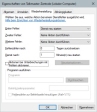 Einstellungsdialog Windows-Dienst