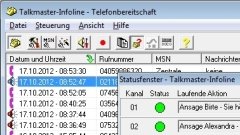 Talkmaster-Infoline: Audio on demand mit Menebenen und Nachrichtenaufzeichnung.