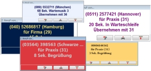 Talkmaster-Callcenter: Preiswerte Warteschlangenverwaltung und Anruf-Anzeige.