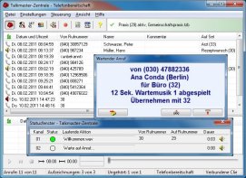 Talkmaster-Zentrale: Ansagen, Musik, Telefonmens, Vermittlungssoftware, Mitschneiden, Nachrichtenaufzeichnung u. v. m.